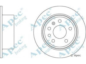 APEC braking DSK703 stabdžių diskas 
 Dviratė transporto priemonės -> Stabdžių sistema -> Stabdžių diskai / priedai
569105, 4241477, 90445525, 90509590