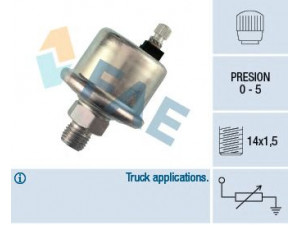 FAE 14570 siuntimo blokas, alyvos slėgis 
 Elektros įranga -> Jutikliai
001 542 49 17, 004 542 89 17, 345 542 73 17