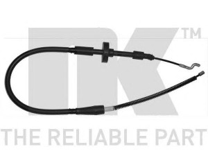 NK 904763 trosas, stovėjimo stabdys 
 Stabdžių sistema -> Valdymo svirtys/trosai
701609701