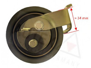 AUTEX 641753 įtempiklio skriemulys, paskirstymo diržas 
 Techninės priežiūros dalys -> Papildomas remontas
06B109243, 06B109243, 06B109243