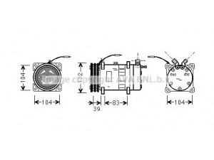 AVA QUALITY COOLING UVK052 kompresorius, oro kondicionierius