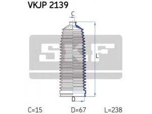 SKF VKJP 2139 gofruotoji membrana, vairavimas 
 Vairavimas -> Gofruotoji membrana/sandarinimai
QFW500010
