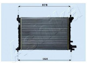 ASHIKA RDA053061 radiatorius, variklio aušinimas 
 Aušinimo sistema -> Radiatorius/alyvos aušintuvas -> Radiatorius/dalys
1001856, 1098806, 1E0315200, 1001856
