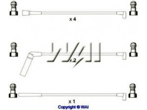 WAIglobal SL182 uždegimo laido komplektas