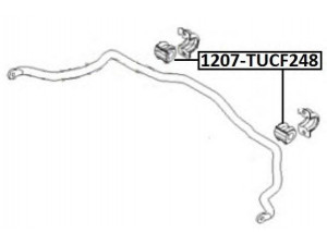 ASVA 1207-TUCF248 įvorė, stabilizatorius