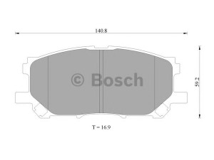 BOSCH 0 986 AB2 391 stabdžių trinkelių rinkinys, diskinis stabdys 
 Techninės priežiūros dalys -> Papildomas remontas
04465 48100