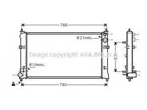 AVA QUALITY COOLING MZ2192 radiatorius, variklio aušinimas
AJ5115200B