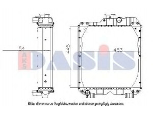 AKS DASIS 440312N radiatorius, variklio aušinimas