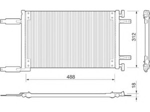 MAGNETI MARELLI 350203148000 kondensatorius, oro kondicionierius 
 Oro kondicionavimas -> Kondensatorius
46736891, 46811208