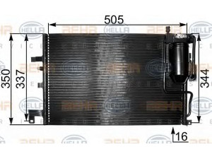 HELLA 8FC 351 300-791 kondensatorius, oro kondicionierius 
 Oro kondicionavimas -> Kondensatorius
47 58 637