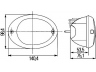 HELLA 2NE 343 130-031 galinis rūko žibintas