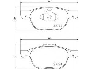 HELLA PAGID 8DB 355 011-191 stabdžių trinkelių rinkinys, diskinis stabdys 
 Techninės priežiūros dalys -> Papildomas remontas
1223682, 1321517, 1360305, 1508074