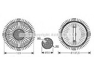 AVA QUALITY COOLING VWC273 sankaba, radiatoriaus ventiliatorius 
 Aušinimo sistema -> Radiatoriaus ventiliatorius
058121350, 058121350, 058121350