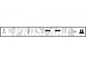 STANDARD OES804 uždegimo laido komplektas 
 Kibirkšties / kaitinamasis uždegimas -> Uždegimo laidai/jungtys
06A 905 409 G