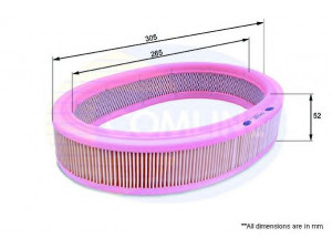 COMLINE EAF430 oro filtras 
 Filtrai -> Oro filtras
33001795, 8933001395, 8933001795
