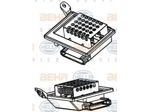 HELLA 9ML 351 332-201 varža, vidaus pūtiklis 
 Šildymas / vėdinimas -> Orpūtė/dalys
001 835 87 06, A 001 835 87 06