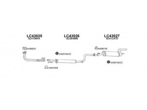 VENEPORTE 430020 išmetimo sistema