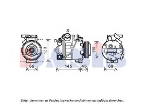 AKS DASIS 852683N kompresorius, oro kondicionierius 
 Oro kondicionavimas -> Kompresorius/dalys
64509121760, 64529185144, 64529195975