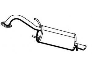 WALKER 19442 galinis duslintuvas 
 Išmetimo sistema -> Duslintuvas
2870028460, 2870028482