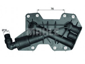 MAHLE ORIGINAL TO 13 93 termostatas, alyvos aušintuvas
1721 7 561 955