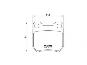 BREMBO P 71 008 stabdžių trinkelių rinkinys, diskinis stabdys 
 Techninės priežiūros dalys -> Papildomas remontas
4836987, 5057336