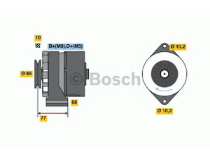 BOSCH 0 120 469 802 kintamosios srovės generatorius 
 Elektros įranga -> Kint. sr. generatorius/dalys -> Kintamosios srovės generatorius