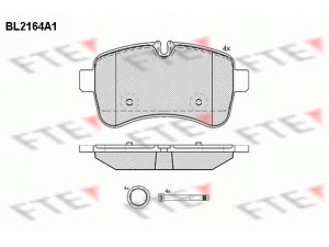 FTE BL2164A1 stabdžių trinkelių rinkinys, diskinis stabdys 
 Techninės priežiūros dalys -> Papildomas remontas
425 559 17