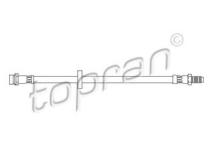 TOPRAN 302 258 stabdžių žarnelė 
 Stabdžių sistema -> Stabdžių žarnelės
1 114 758, 1 117 107, 1 121 635