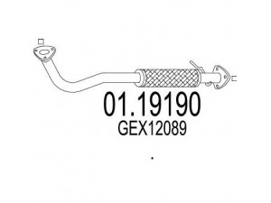MTS 01.19190 išleidimo kolektorius 
 Išmetimo sistema -> Išmetimo vamzdžiai
GEX12089