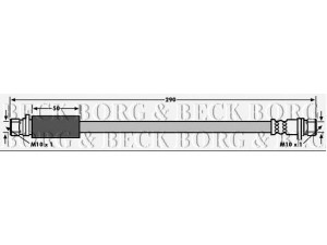 BORG & BECK BBH6696 stabdžių žarnelė 
 Stabdžių sistema -> Stabdžių žarnelės
GBH90285, GBH90288, SHB000790, SHB100720