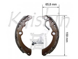 KAISHIN K10025 stabdžių trinkelių komplektas 
 Techninės priežiūros dalys -> Papildomas remontas
440604A00F, 53200M68K00, 53200M68K00000