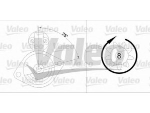 VALEO 455901 starteris 
 Elektros įranga -> Starterio sistema -> Starteris
M1T74581, M1T74583, M3T34781, M3T38981