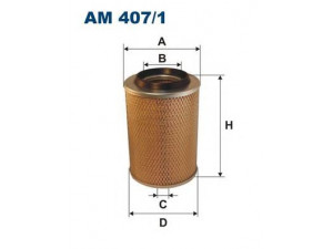FILTRON AM407/1 oro filtras 
 Techninės priežiūros dalys -> Techninės priežiūros intervalai
6310940104, PC847