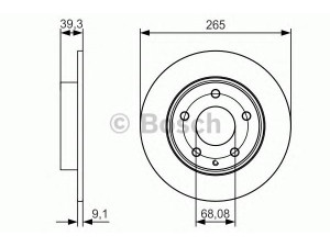 BOSCH 0 986 479 C26 stabdžių diskas 
 Stabdžių sistema -> Diskinis stabdys -> Stabdžių diskas
B45G-26-251A