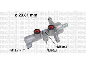 METELLI 05-0711 pagrindinis cilindras, stabdžiai 
 Stabdžių sistema -> Pagrindinis stabdžių cilindras
558182, 93183406
