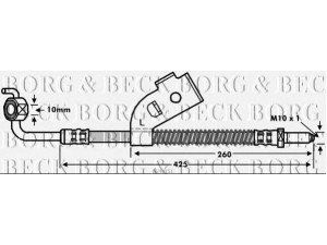BORG & BECK BBH6151 stabdžių žarnelė 
 Stabdžių sistema -> Stabdžių žarnelės
6483797, 6510341, 6881658, 6941702