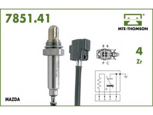 MTE-THOMSON 7851.41.033 lambda jutiklis 
 Išmetimo sistema -> Lambda jutiklis
F62Z-9F472-BB, FP4718861B, FS1G-18-861