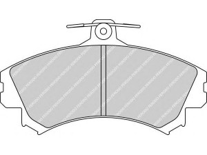 FERODO FDB1738 stabdžių trinkelių rinkinys, diskinis stabdys 
 Techninės priežiūros dalys -> Papildomas remontas
4605A734, MR977117, 4544200920