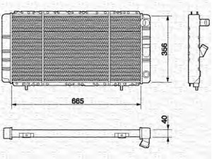 MAGNETI MARELLI 350213626000 radiatorius, variklio aušinimas 
 Aušinimo sistema -> Radiatorius/alyvos aušintuvas -> Radiatorius/dalys
7700764838, 7700785734