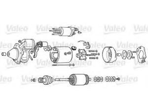 VALEO D9E140 starteris
