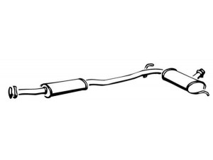 WALKER 70448 vidurinis duslintuvas 
 Išmetimo sistema -> Duslintuvas
7700797173