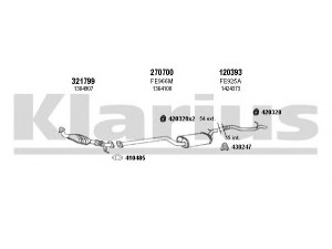 KLARIUS 361741E išmetimo sistema 
 Išmetimo sistema -> Išmetimo sistema, visa