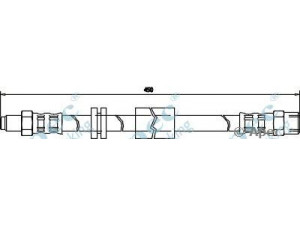 APEC braking HOS3194 stabdžių žarnelė 
 Stabdžių sistema -> Stabdžių žarnelės
34321152274, 34321153109, 34321159889