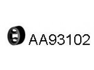 VENEPORTE AA93102 guminė juosta, išmetimo sistema 
 Išmetimo sistema -> Surinkimo dalys -> Atskiros surinkimo dalys -> Guminė juosta
0852516, 852516, 90467447, 0852516