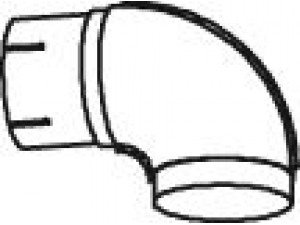 DINEX 28754 išleidimo kolektorius 
 Išmetimo sistema -> Išmetimo vamzdžiai
D016890