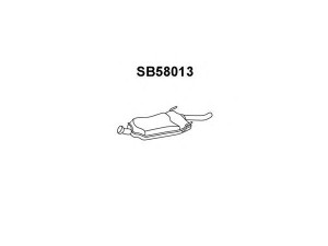 VENEPORTE SB58013 galinis duslintuvas 
 Išmetimo sistema -> Duslintuvas
4225926