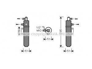 AVA QUALITY COOLING MED271 džiovintuvas, oro kondicionierius
0008302083, A0008302083