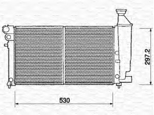 MAGNETI MARELLI 350213374000 radiatorius, variklio aušinimas 
 Aušinimo sistema -> Radiatorius/alyvos aušintuvas -> Radiatorius/dalys
1301HX, 1301SX, 1330A8, 1330A9