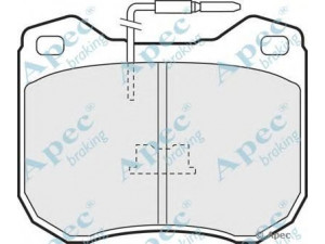 APEC braking PAD317 stabdžių trinkelių rinkinys, diskinis stabdys 
 Techninės priežiūros dalys -> Papildomas remontas
424516, 424835, 424882, 425026