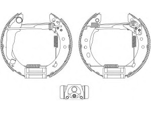 HELLA PAGID 8DB 355 004-571 stabdžių trinkelių komplektas 
 Techninės priežiūros dalys -> Papildomas remontas
4406099B26